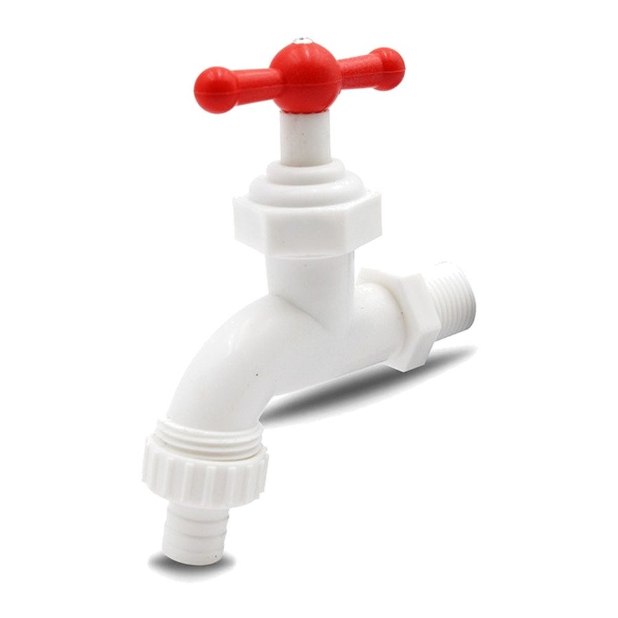 Llave de chorro con adaptador